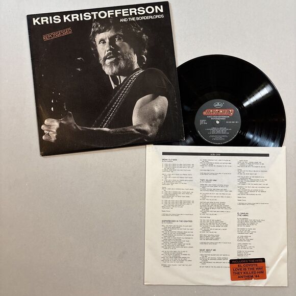 Kris Kristofferson Vinyl LP Lot Set Of 5 • Easter Island, Repossessed, The Bone - Picture 10 of 11